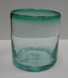 Mexican Hand Blown "Rocks" Glass